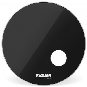 Evans EQ3 Resonant Black Bass Drum Head - 22
